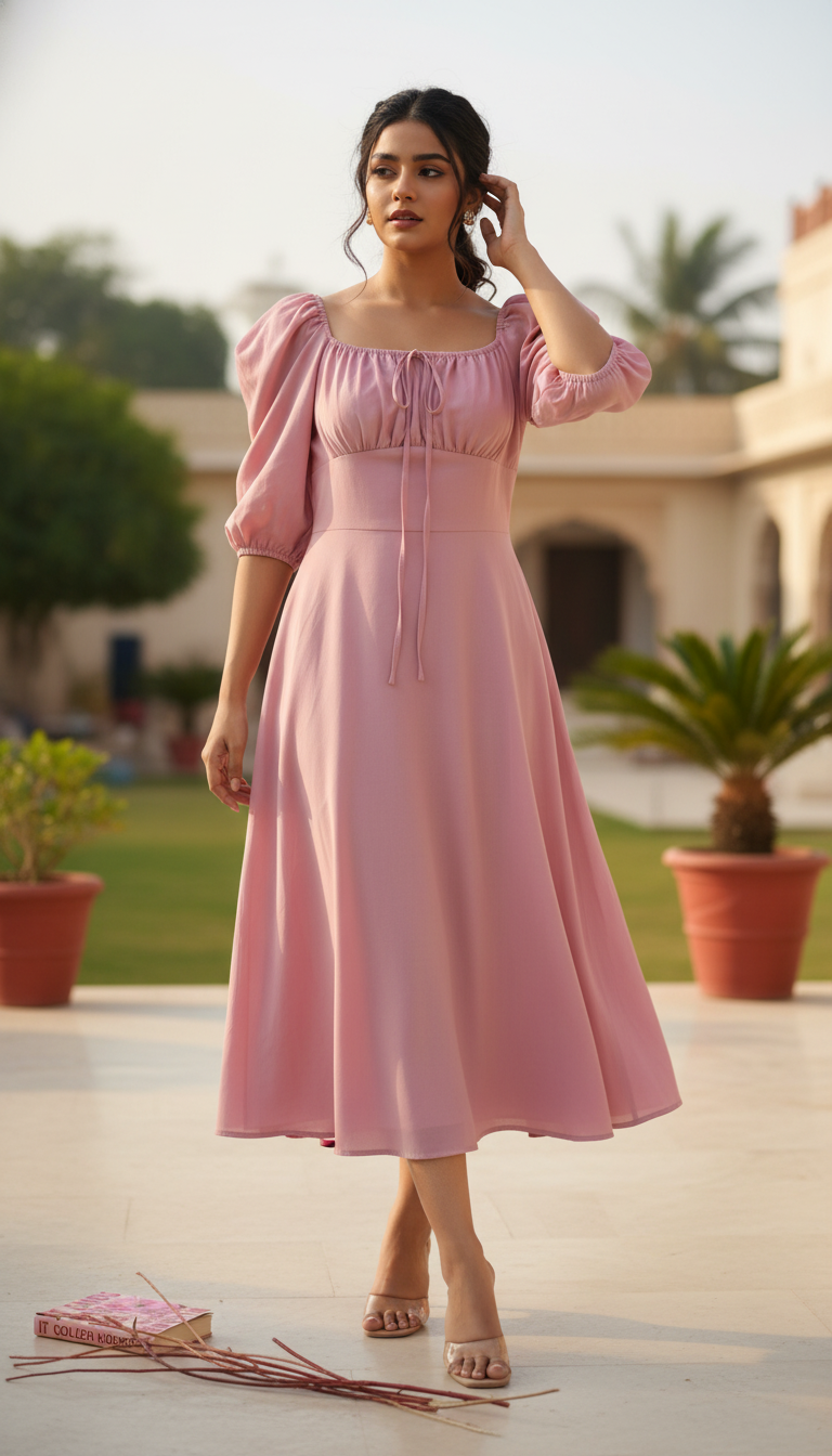 Pink Flow Dress